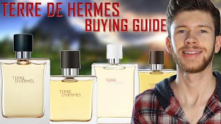 TERRE DE HERMES EDT VS PARFUM VS EAU TRES FRAICHE VS EAU INTENSE VETIVER  TDH BUYING GUIDE [upl. by Notsruht802]