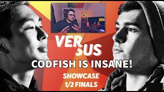 FIRST TIME HEARING  BATACO vs CODFISH  Grand Beatbox Showcase Battle 2018  Semi Final Reaction [upl. by Eslehc296]