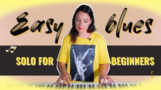 Easy blues solo for beginners How to play blues [upl. by Shakti809]