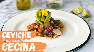 CEVICHE DE CECINA [upl. by Hamrnand836]