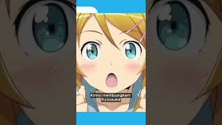 Anime Tentang Kakak Beradik Dengan Ending Mengejutkan  Oreimo anime shorts [upl. by Aicilegna]