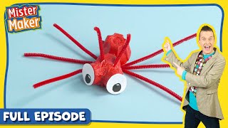 Mister Maker 🎨 Series 1 Episode 14  Egg Box Creatures 🥚  FULL EPISODE [upl. by Rennoc528]