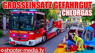 🌡 GROSSEINSATZ GEFAHRGUT ABCEINSATZ mit CHLORGAS 🌡  🚒 Einsatzkräfte im CSA 🚒 [upl. by Anni]