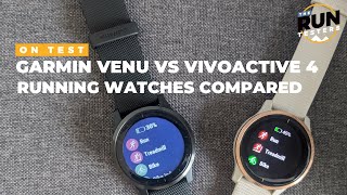 Garmin Venu vs Vivoactive 4 Running watches compared [upl. by Pejsach957]