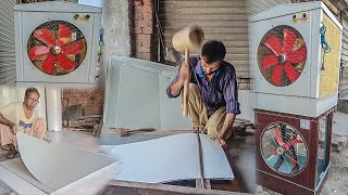 Process of Making Water Air Cooler with Amazing Skills  Hand Made Air Cooler [upl. by Treborsemaj]