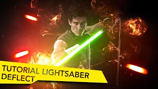 After Effects Lightsaber Deflection Tutorial  Star Wars VFX Academy  4 [upl. by Ahsenor]