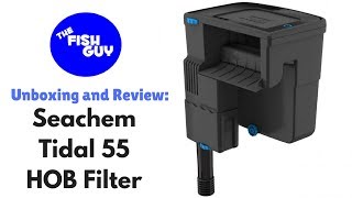 Unboxing and Review Seachem Tidal 55 HOB Filter [upl. by Novonod]