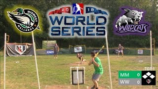 World Series Game 1  Mallards vs Wildcats  MLW Wiffle Ball 2018 [upl. by Anaugal]