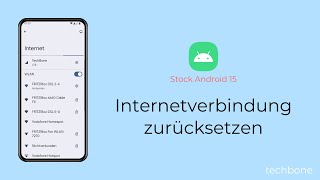 Internetverbindung zurücksetzen Android 15 [upl. by Shabbir]