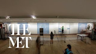 TimeLapse Installation of Sol LeWitt at The Met Days 46 [upl. by Damon119]