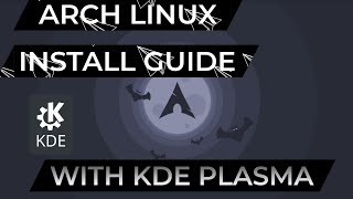 Arch linux installation guide With KDE Plasma Desktop [upl. by Sandi]