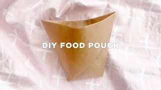 How to Make Paper Food Pouch [upl. by Mazman]