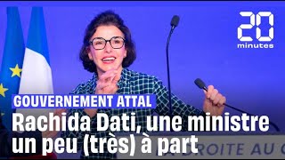 Gouvernement Attal  Rachida Dati une ministre pas tout à fait comme les autres [upl. by Einhpets]