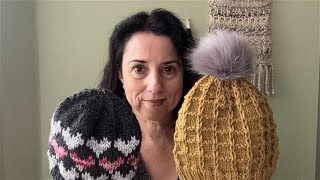 Grizzlie Knits Podcast  Episode 52  Aura Vest Gift Knits and A Change of Plans [upl. by Croix]