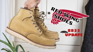 Red Wing Heritage 8833 Moc Toe Update [upl. by Aneloaup748]