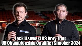 Jack Lisowski VS Rory Thor UK Championship Qualifier Snooker 2024 [upl. by Atilef]