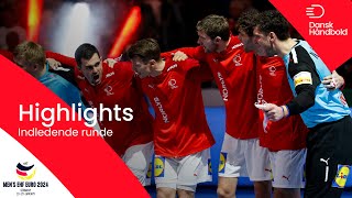 MATCH HIGHLIGHTS  All the best from Denmarks preliminary round  EHF EURO 2024 [upl. by Alyak]