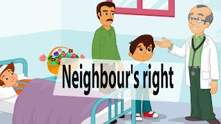 Neighbours right  Islamic cartoon for kids [upl. by Trust484]