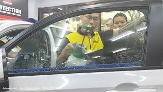 nak belajar pasang tinted kereta [upl. by Gilburt382]