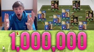 1 MILLION COIN WAGER MATCH VS FULL TOTS INFORM TEAM  Fifa 13 Ultimate Team Team Of The Season [upl. by Yhtomit482]