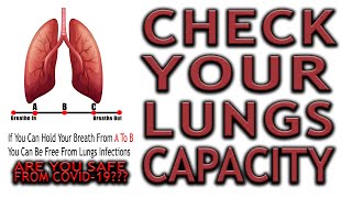 how to check your lung capacity at home without equipment [upl. by Styles124]