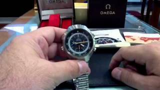 Omega Flightmaster chronograph with complete box set manua [upl. by Gnauq508]