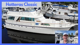 EP 30 Hatteras 53 Motor Yacht Tour 1977 [upl. by Rempe]