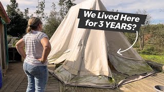 The Tent is Down Long Live the Tent  Living Off Grid in Portugal [upl. by Picco478]