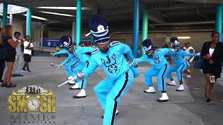 Jackson State New Uniforms  Marching Out Orange Blossom Classic 2023 [upl. by Booma845]