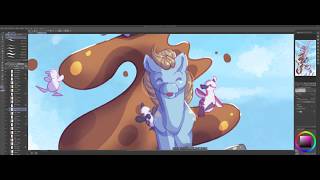 Speedpaint PonyIsland Birthday 2020 [upl. by Warfore]