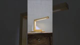 Wooden bedside lamp [upl. by Martguerita]