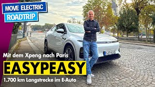 Mit dem Xpeng G6 nach Paris  1700 km Langstreckentest im EAuto [upl. by Nacim]