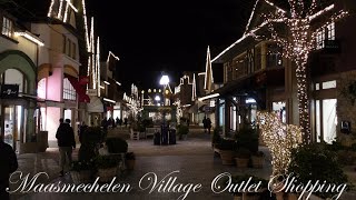 Maasmechelen Village Outlet Shopping Belgium  Discover the Ultimate Shopping Experience 4K [upl. by Laleb]