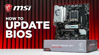 How to Update MSI Motherboard BIOS  Full StepByStep Guide  CataCare [upl. by Ahtinak]