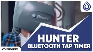 Close Look at the Hunter BTT Bluetooth Wireless Hose Tap Timer  SprinklerSupplyStorecom [upl. by Lydnek]