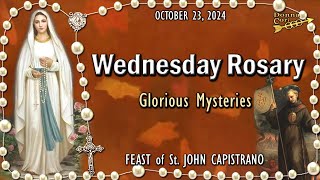 WEDNESDAY Rosary🌹St JOHN CAPISTRANO Feast Glorious Mysteries OCTOBER 23 2024 Falling Leaves [upl. by Tartaglia]