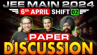 JEE Main 2024 April Attempt  Paper Solution  6th April  Shift 2   Vedantu JEE [upl. by Horwath]