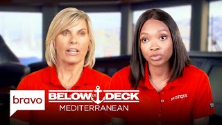 Captain Sandy Yawn Might Have Broken Her Wrist  Below Deck Mediterranean S8 E7  Bravo [upl. by Bow]