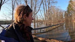 Part 2 Maine Androscoggin River Flood 2023 [upl. by Enilhtak167]