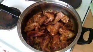 Крылышки на сковороде  Wings on the pan [upl. by Akiehsal485]