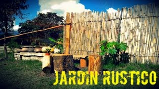 Como Decorar Un Jardin Rustico [upl. by Analise]