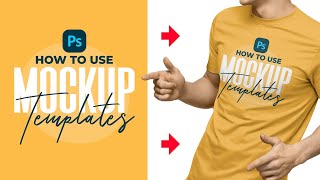 How To Use Mockup Templates with Photoshop [upl. by Lyrahc]