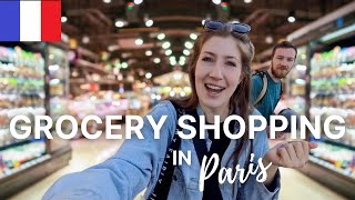 COME GROCERY SHOPPING WITH US IN PARIS [upl. by Mehta539]