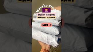 Meesho sling bag  Under Rs150 meeshofinds unboxing shorts [upl. by Reade]