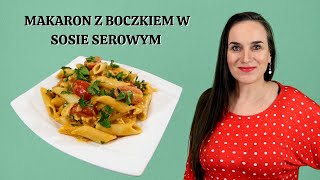 Makaron z Boczkiem w Sosie Serowym  Pyszny i prosty przepis [upl. by Aisya731]