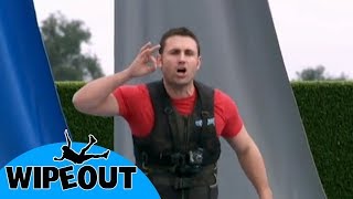 Matt gets mashed 🔨  Total Wipeout 🇺🇸 Clip [upl. by Pallua]