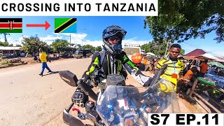 Crossing into Tanzania from Kenya S7 EP11  Lunga Lunga Border Pakistan to South Africa Motorcycle [upl. by Suilienroc775]