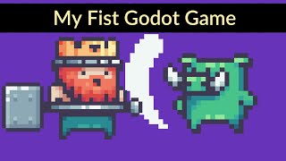 My first Godot game and its not a big TRASH Source code included [upl. by Lashoh956]