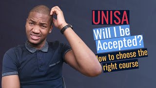 How to choose the right course at UNISA to be accepted Unisa admission requirements [upl. by Sears325]