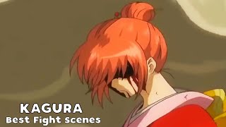 Best Fight Scenes of Kagura in Gintama [upl. by Rico]